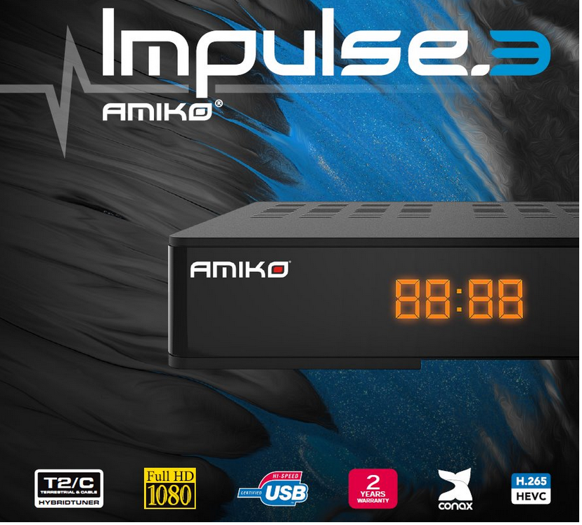 Amiko IMPULSE 3 H265 T2/C 3615