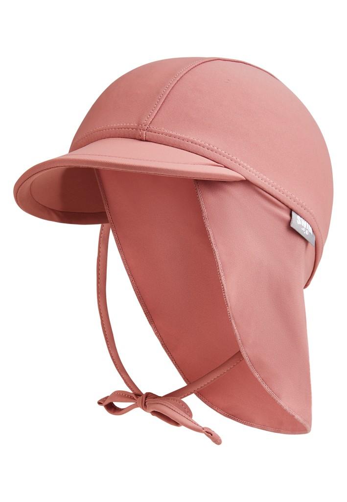 STERNTALER Šiltovka do vody s ochranou krku na zaväzovanie s UV filtrom 50+ ružová dievča- 49 cm-12- 2502098-739-49