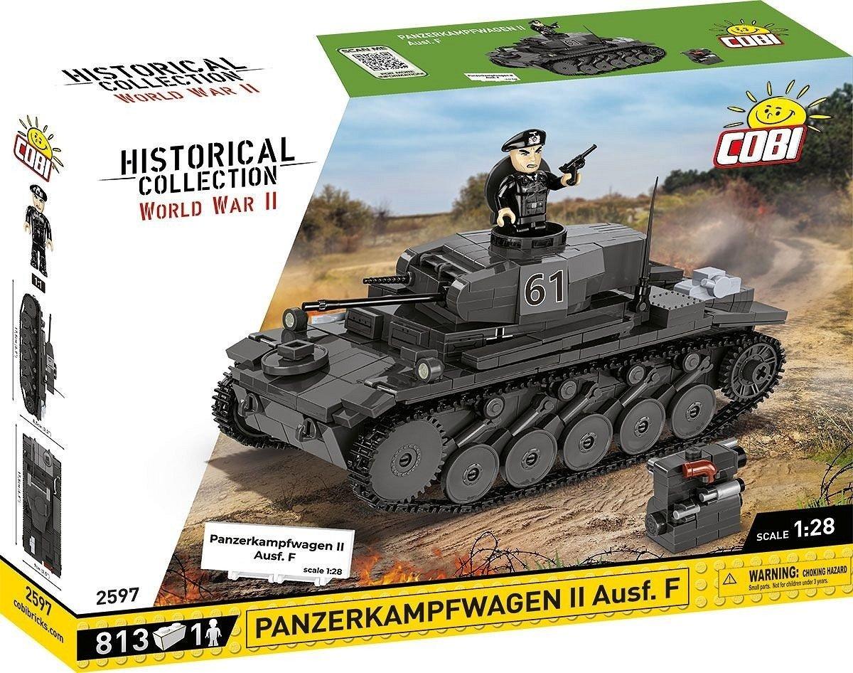Cobi Cobi II WW Panzerkampfwagen II Ausf. F, 1:28, 813 k, 1 f CBCOBI-2597