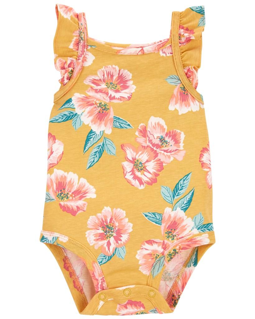CARTER'S Body na ramienka Pink Flowers dievča 18m 1N615410_18M
