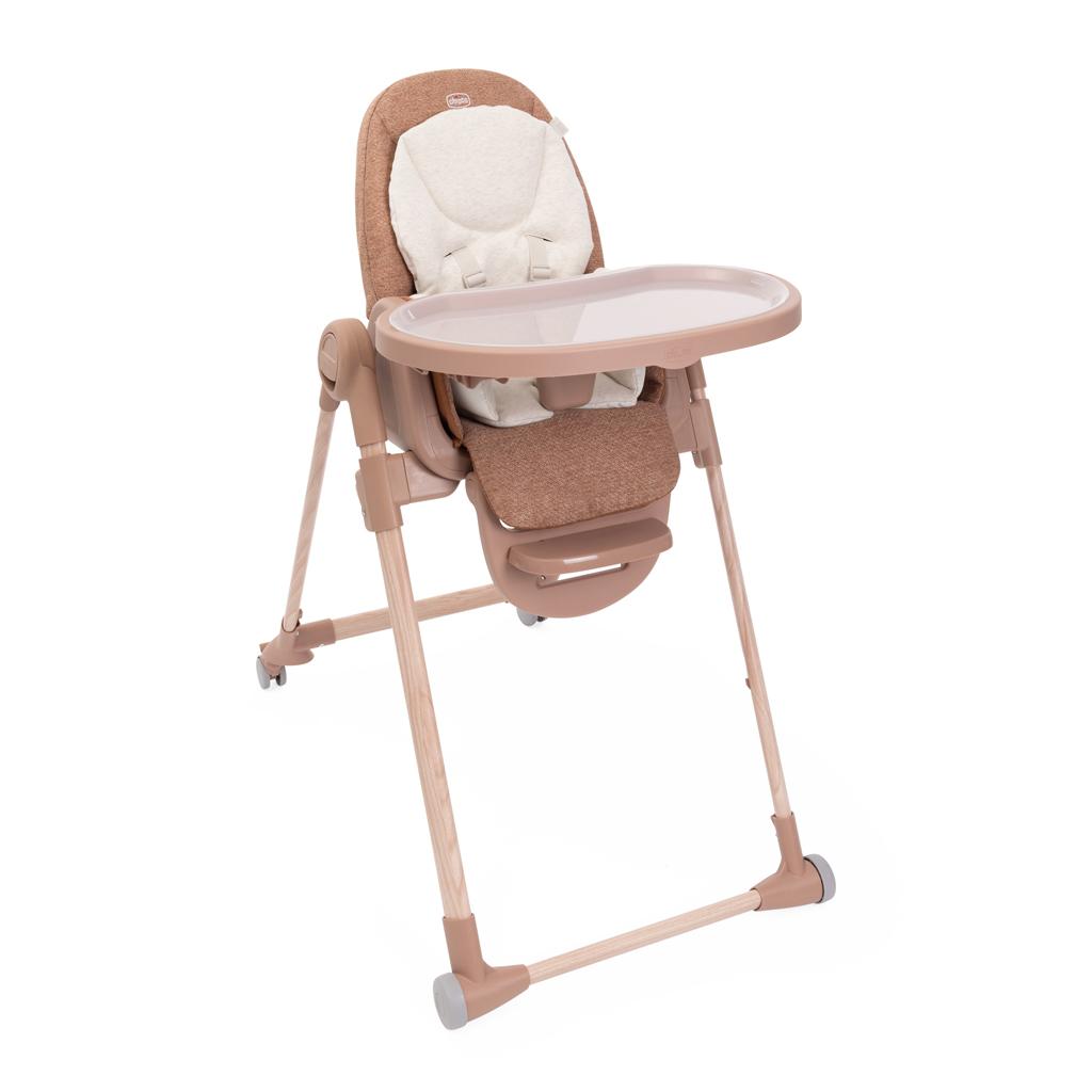 CHICCO Stolička jedálenská Polly Armonia - Terracotta 87140.42
