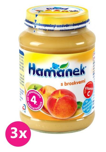 3x HAMÁNEK s Broskyňami 190 g VP-F049499