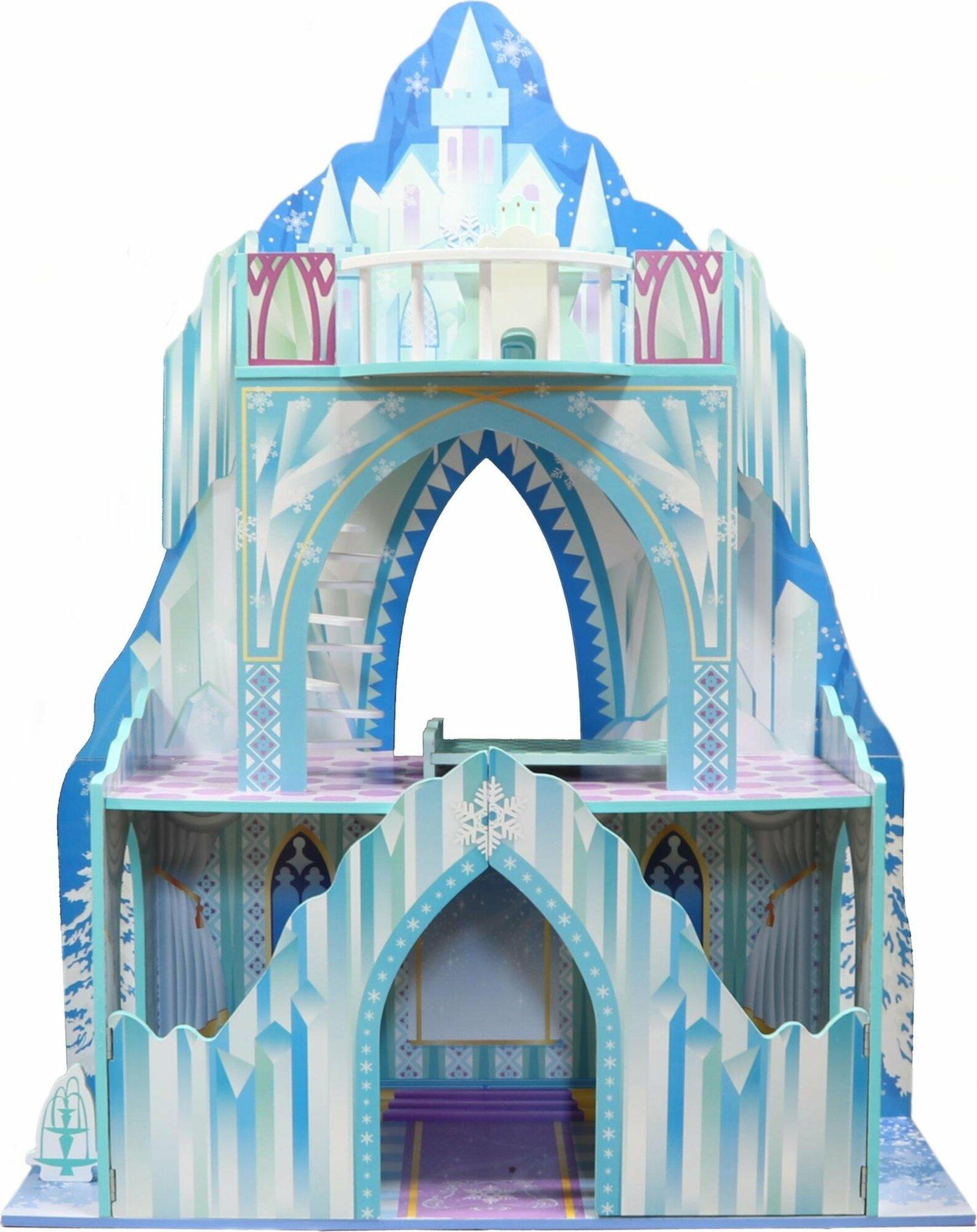Wiky Drevený domček pre bábiky ľadové kráľovstvo 103 cm WKW124576