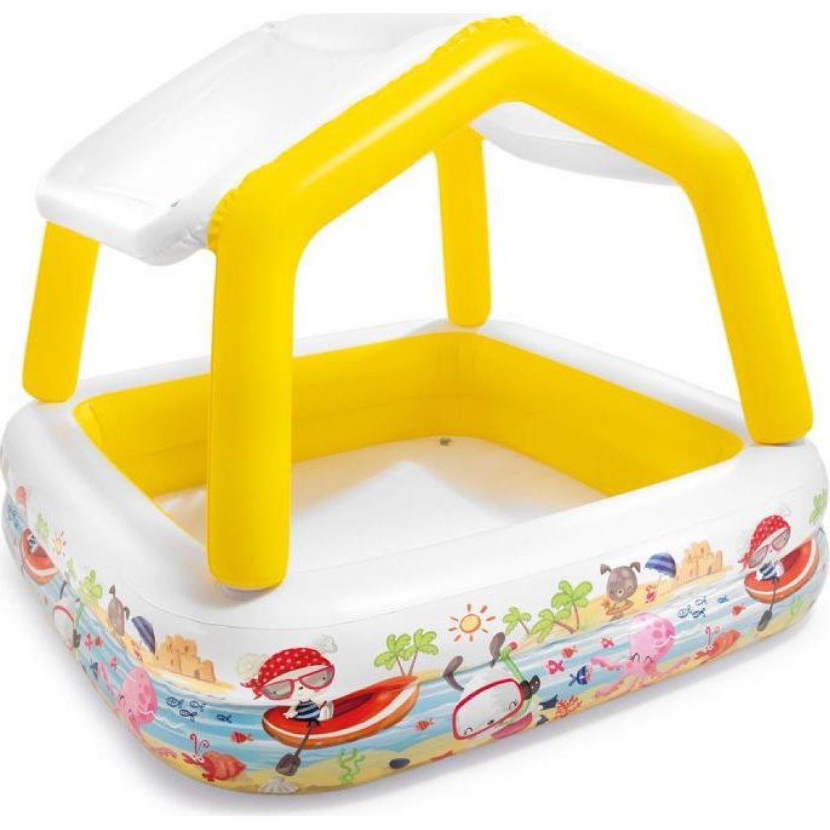 Intex Intex nafukovací detský bazénik Akvárium so strieškou 57470, 157×157×122 cm 157470