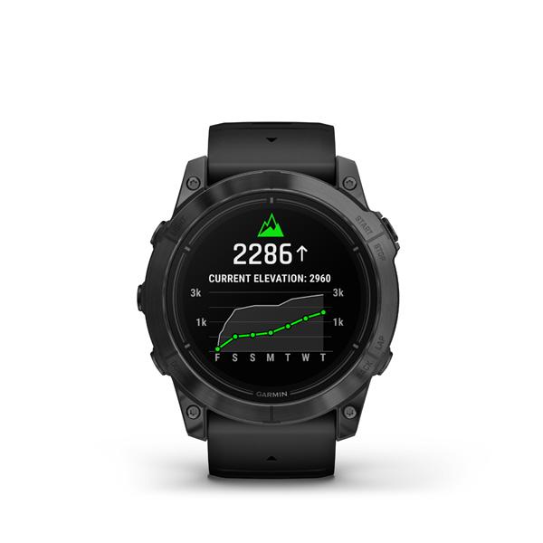 Garmin epix Pro (g2), 51mm, Slate Gray, Black band 010-02804-21 - Prémiové multi-športové smart GPS hodinky s AMOLED displejom a LED baterkou