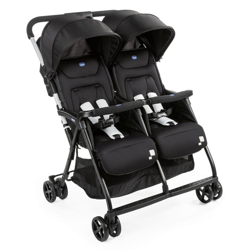 CHICCO Kočík dvojičkový športový Ohlala Twin Black Night 79279.0741