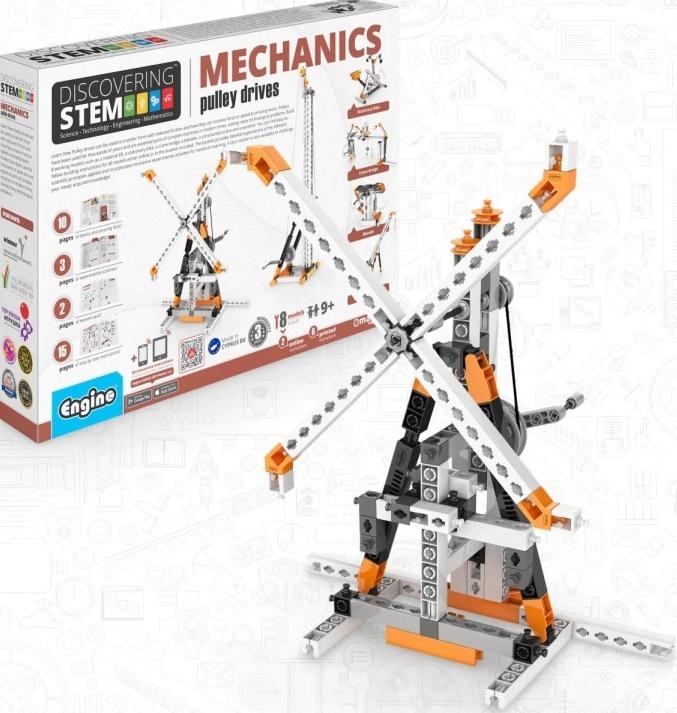 Engino Engino STEM MECHANICS: Kladkové pohony STEM03