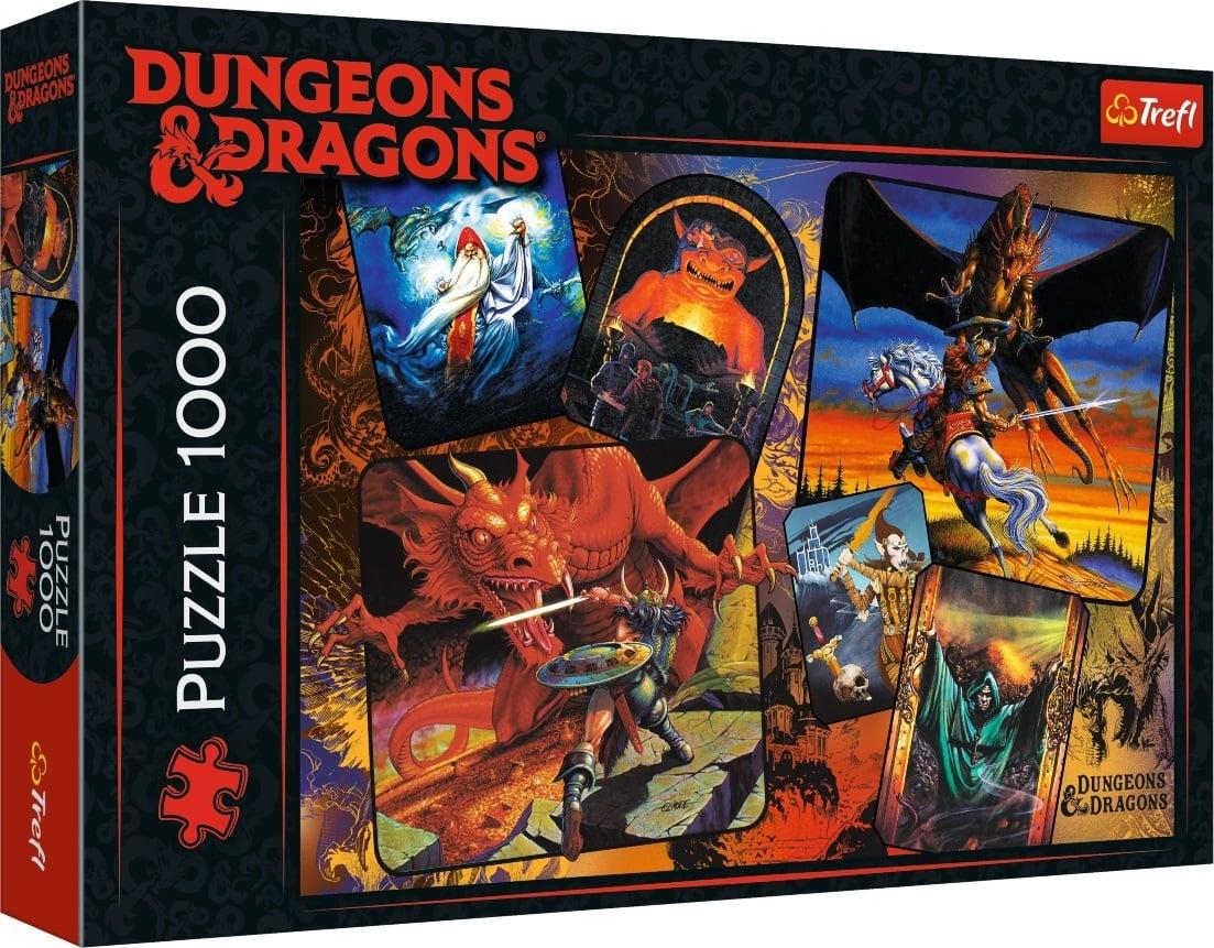 Trefl Puzzle 1000 - Pôvod Dungeons & Dragons / Hasbro Dungeons & Dragons 10739