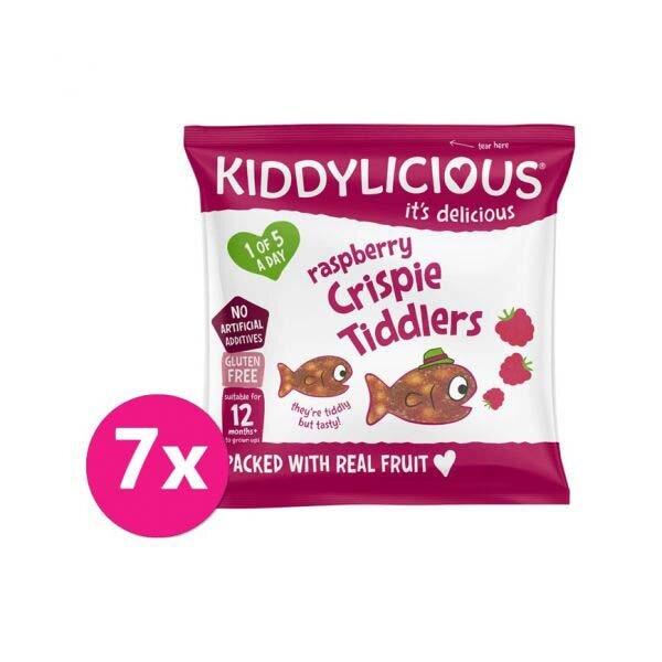 10x KIDDYLICIOUS Chrumkavé malinové rybičky VP-F167519