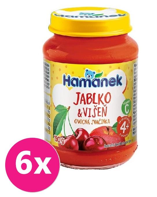 6x HAMÁNEK Jablko s Višňou 190 g VP-F038561