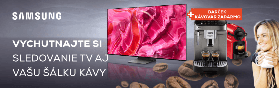 Automatický kávovar zadarmo k vybraným Samsung OLED TV