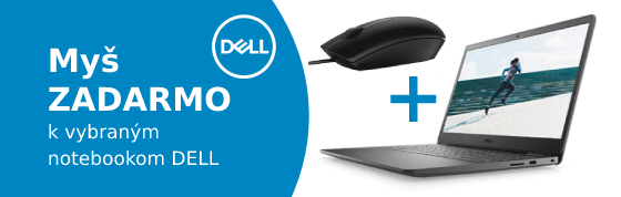 Myš ZADARMO k vybraným notebookom Dell