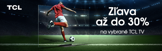 Zľava až do 30% na vybrané TCL TV
