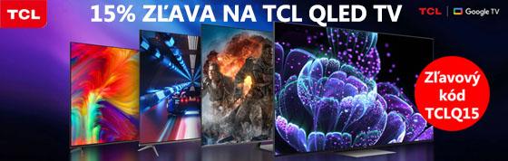 15% zľava na TCL QLED TV