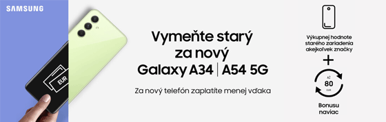  Vymeňte starý za nový Galaxy A34/A54 5G