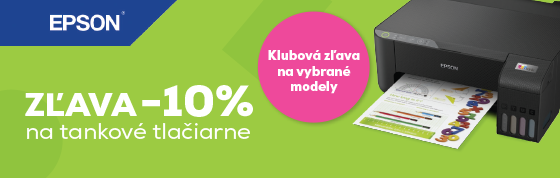 -10% klubová zľava na tankové tlačiarne EPSON 