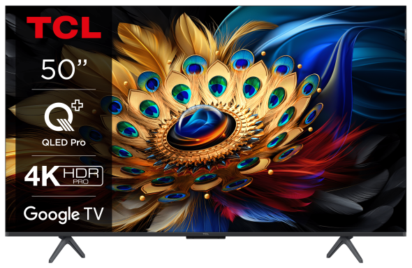 TCL 50C655  + predĺžená záruka na 5 rokov - QLED 4K Google TV