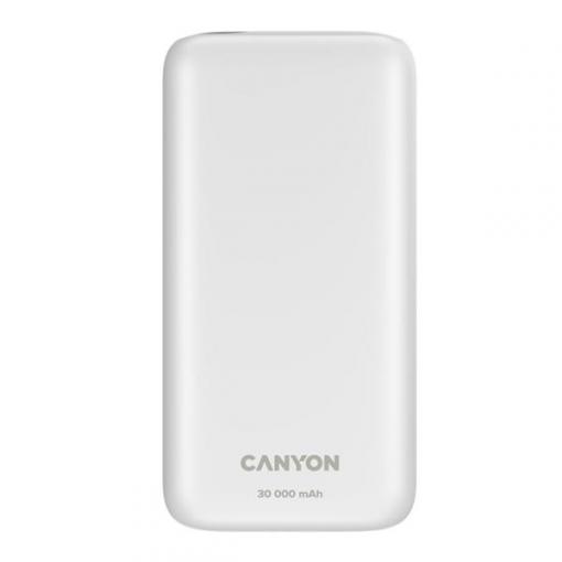 Canyon PB-301 USB-C 30000mAh biely - Power bank