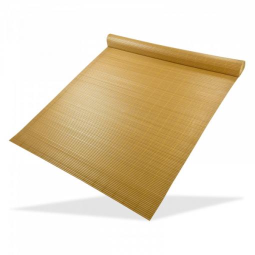DEMA - Bambusová rohož z PVC 120x500 cm, žltá