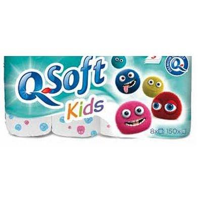 Q Soft 8x150útr. 3vr Kids - Toaletný papier