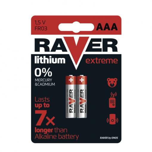Raver FR03 (AAA) 2ks - Batérie líthiové