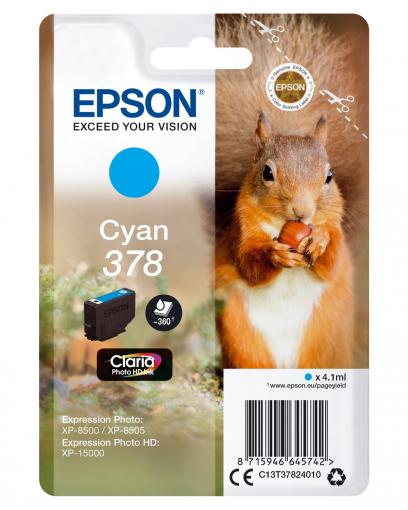 Epson 378, cyan - Náplň pre tlačiareň