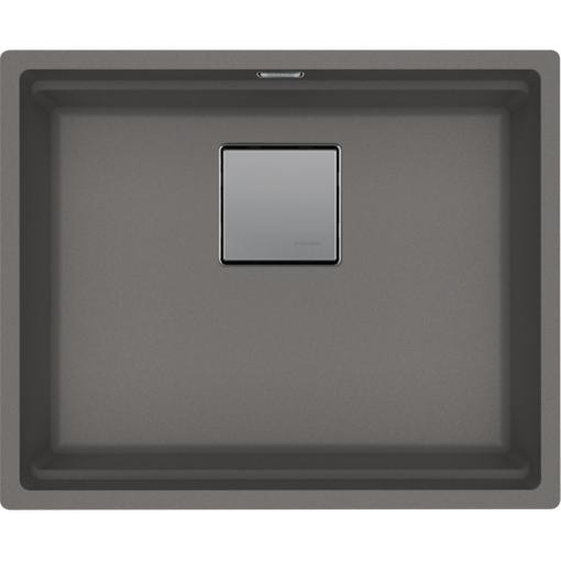 Franke KNG PRO 110-52 šedý kameň - Kuchynský drez, 560x560,sifón+doplnky