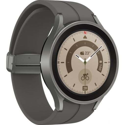 Samsung Galaxy Watch5 Pro 45mm Gray Titanium - Smart hodinky