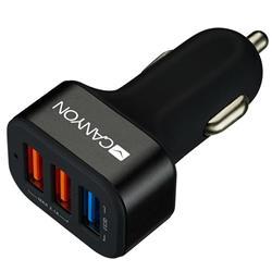 Canyon 2xUSB 1xQuick Charge 3.0 - Univerzálny USB adaptér do auta