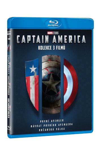 Captain America 1.-3. (3BD) - Blu-ray kolekcia