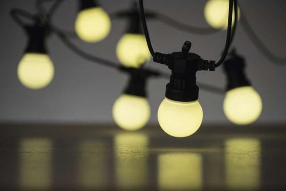 Emos Svetelná reťaz LED párty žiarovky mliečne 5m teplá biela - Dekoratívne osvetlenie