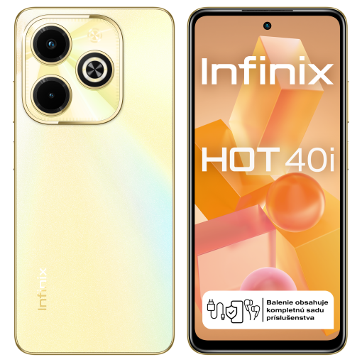 Infinix Hot 40i 4/128GB zlatý - Mobilný telefón