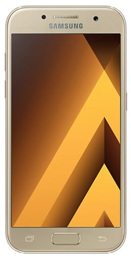 Samsung Galaxy A3 2017 zlatý - Mobilný telefón