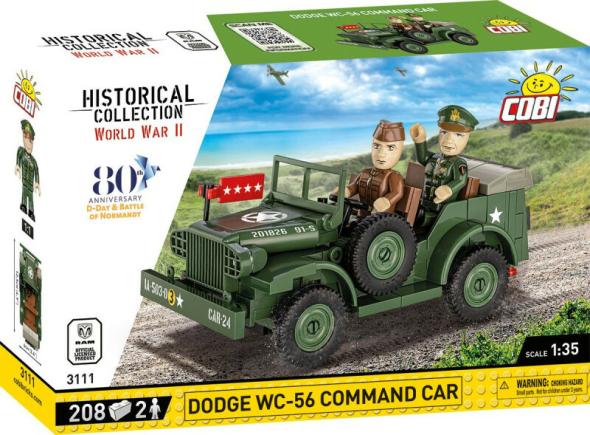 Cobi Cobi II WW Dodge WC-56, D-DAY, 1:35, 208 k, 2 f