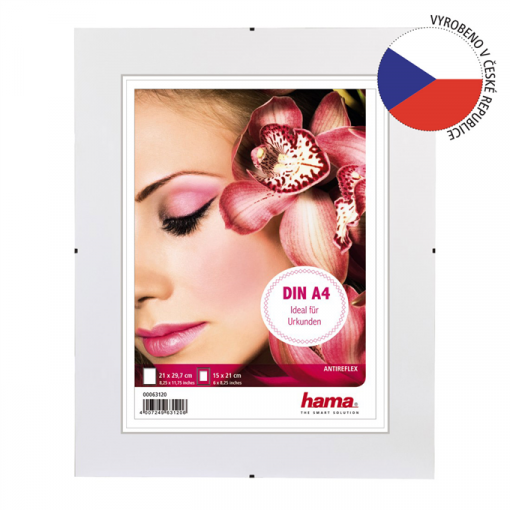 Hama - Fotorámček clip-Fix, antireflexné sklo, 21x29,7 cm