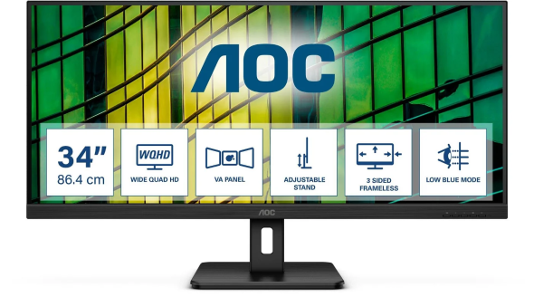 AOC U34E2M - Monitor