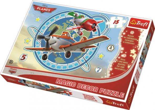 Trefl Magic Decor Planes - Fosforové puzzle