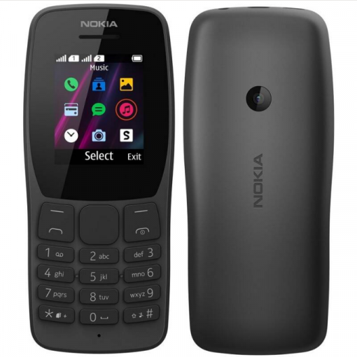 Nokia 110 Dual SIM čierny - Mobilný telefón