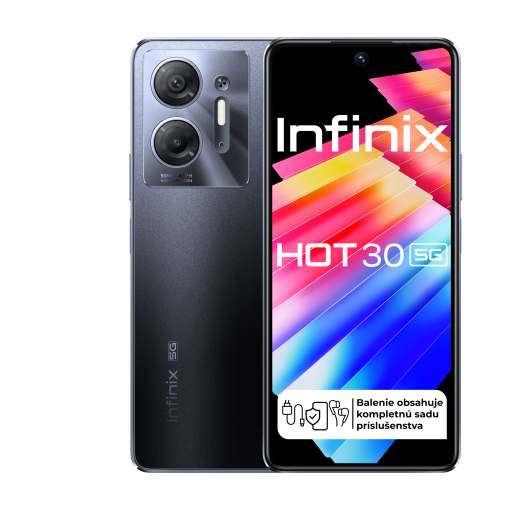 Infinix Hot 30 5G 4/128GB čierny - Mobilný telefón