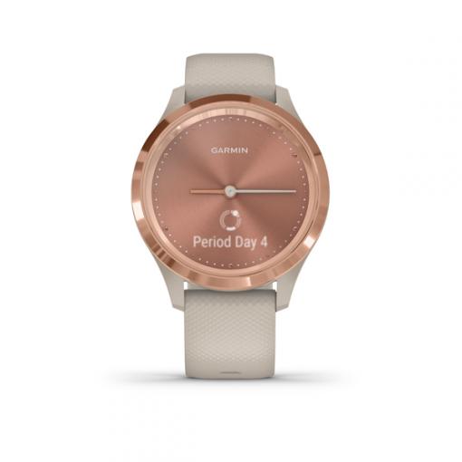 Garmin vivomove 3S Light Sand/Rose Gold, Silicone - smart hodinky