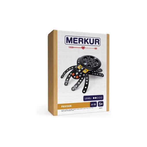 Merkur Pavúk 41ks v krabici 13x18x5cm - Kovová stavebnica