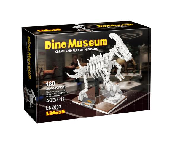 MIKRO -  LiNooS stavebnica 180ks skelet dinosaurus Hadrosaurus - stavebnica