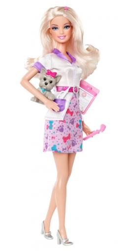 Mattel Barbie I can be - Zverolekárka - Bábika
