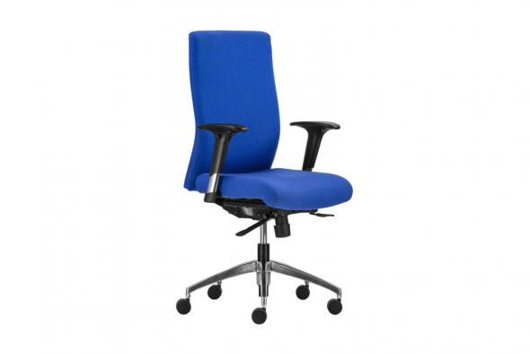 BOSTON 24 MO - Kancelárska záťažová stolička, látka BN3 modrá, max 140kg