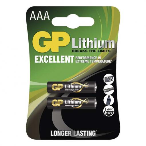 GP FR03 (AAA) 2ks - Batérie líthiové