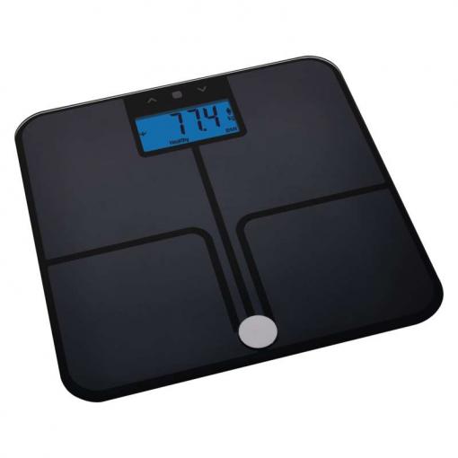 Emos EV109 čierna - Digitálna osobná váha s BMI indexom
