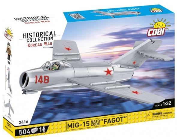 Cobi Cobi Korean War MIG-15 FAGOT, 1:32, 504 k, 1 f