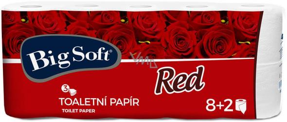 BigSoft - Toaletný papier Soft Red 3vrs. 8+2