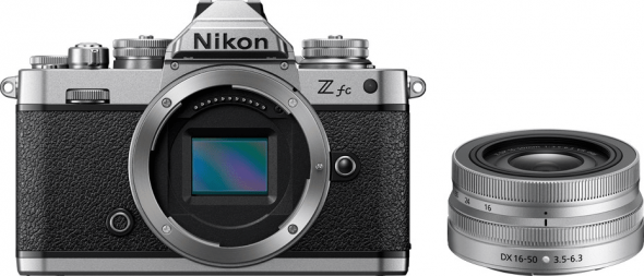 Nikon Z fc + 16-50mm 3.5-6.3 VR strieborný - Digitálny fotoaparát