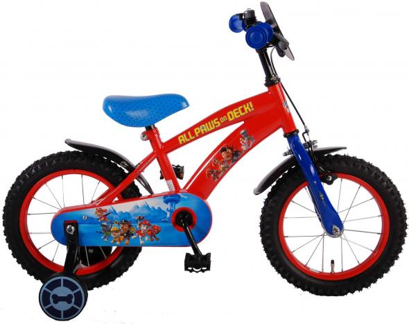 Volare Volare Detský bicykel Paw Patrol 14" - Red Blue